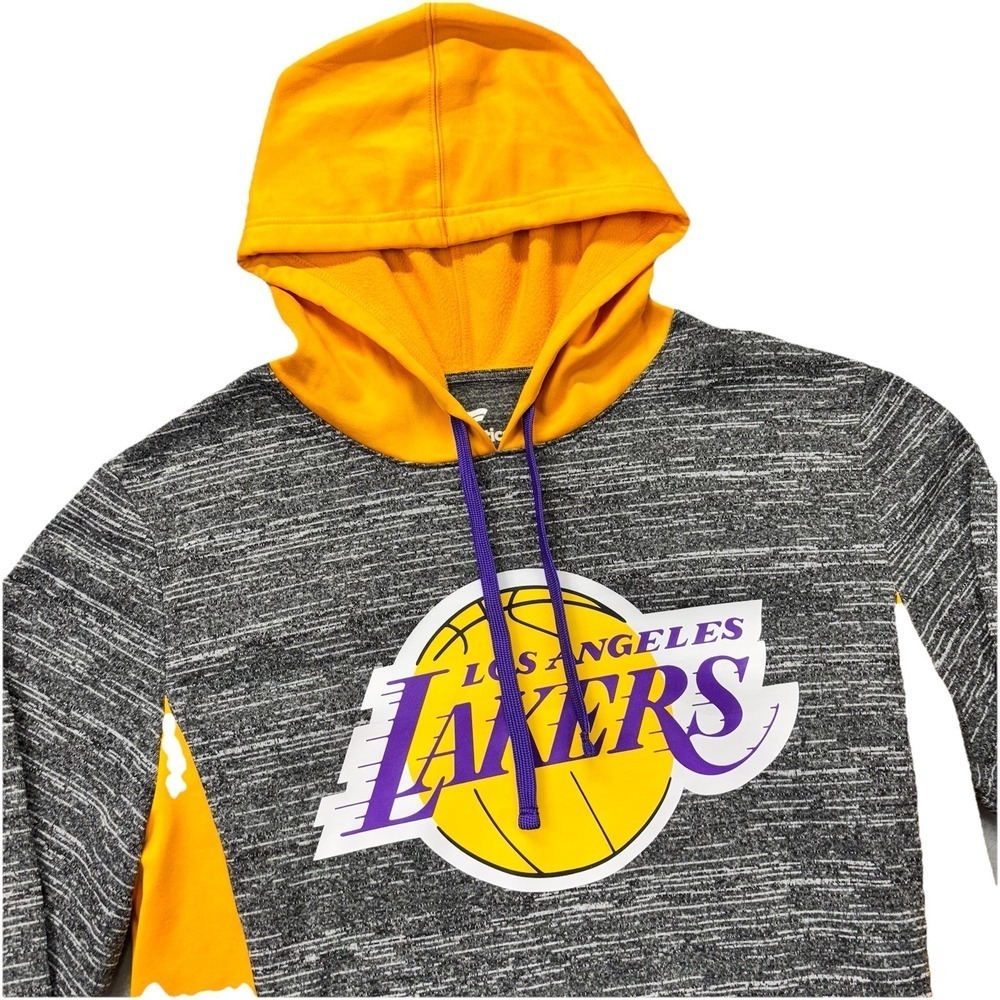 Los Angeles Lakers Hoodie Mens M Fanatics Long Sleeve LA‎ Lakers Basketball NBA